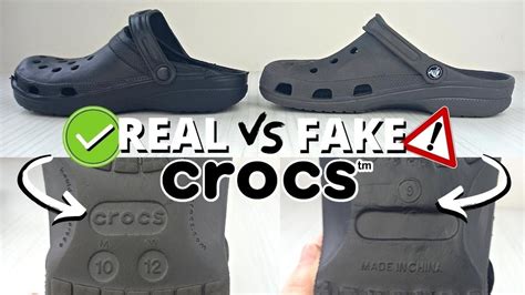 crocs fake shoes|how to determine original crocs.